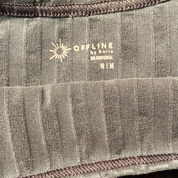 OFFLINE by Aerie Gray Cropped Tank Size Medium - Picture 6 of 6
